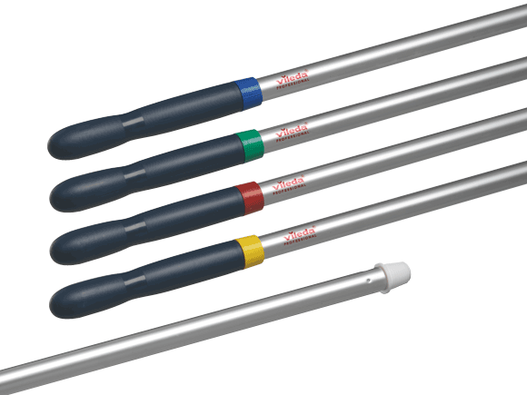 Ручка алюминиевая с цветовой кодировкой 150 см для держателей и сгонов